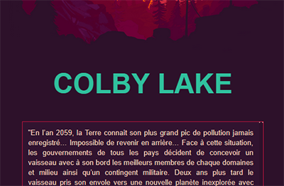 Halloween Colby Lake Publicité