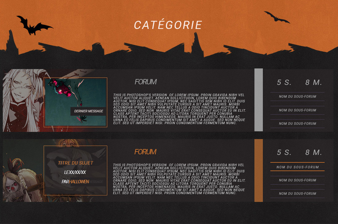 Codage index complet Halloween catégories Halloween Forumactif PHPBB2